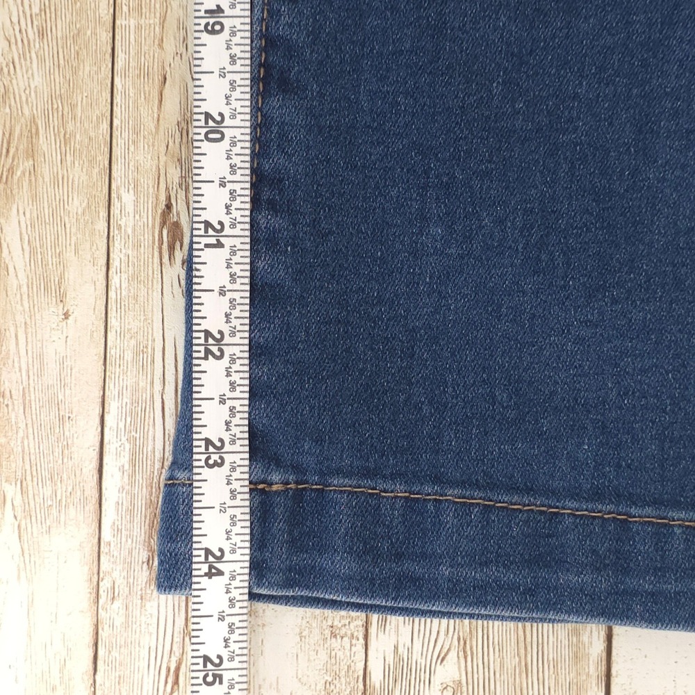 Nicole Miller NY Jeans Size 10 Soho Kick Boot High Rise Ankle Cropped Stretch - Picture 5 of 9